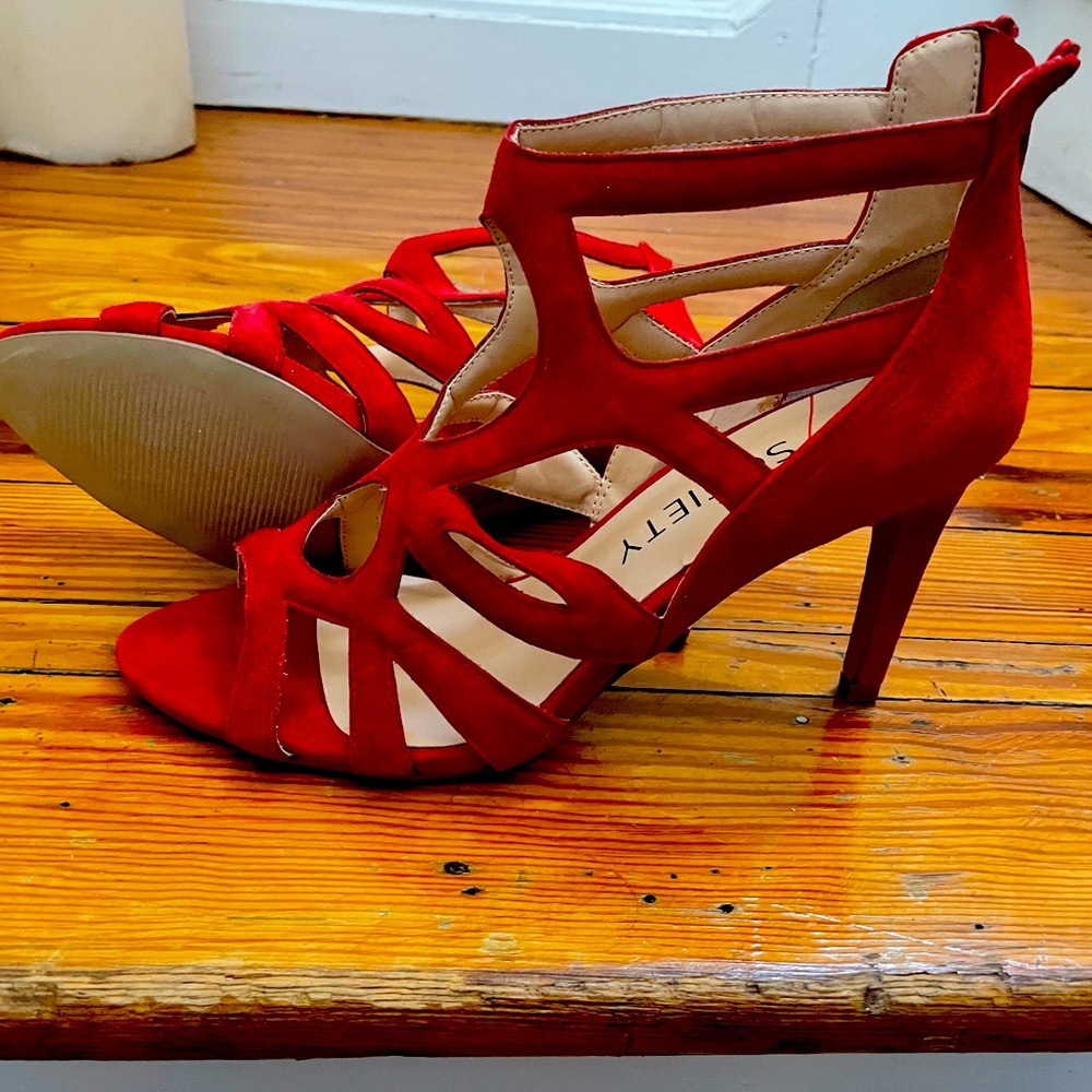 Sole Society high heeled sandals. Never worn.